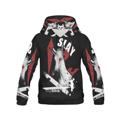 unicorn AOP All Over Print Hoodie for Men (USA Size) (Model H13)