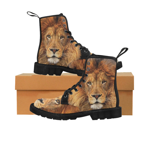 Male Lion of Africa Martin Boots for Women (Black) (Model 1203H)
