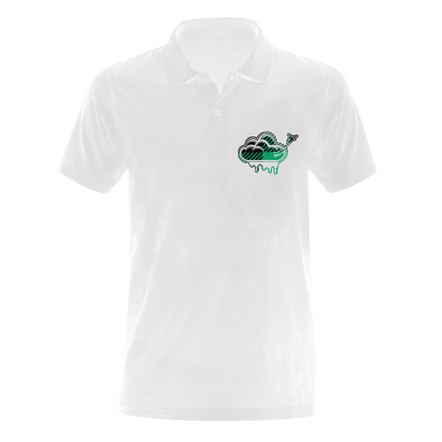 LumberDrip Polo x Pac mint Men's Polo Shirt (Model T24)