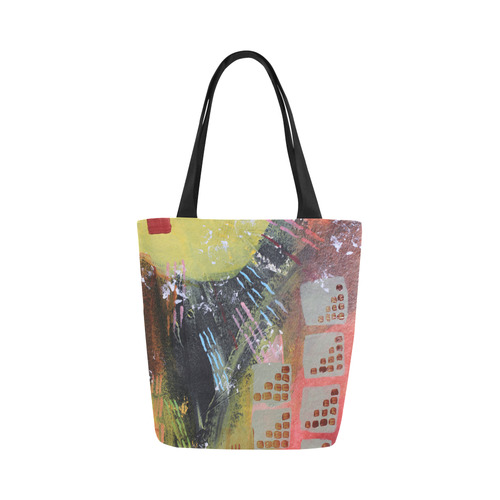 Dark City Canvas Tote Bag (Model 1657)