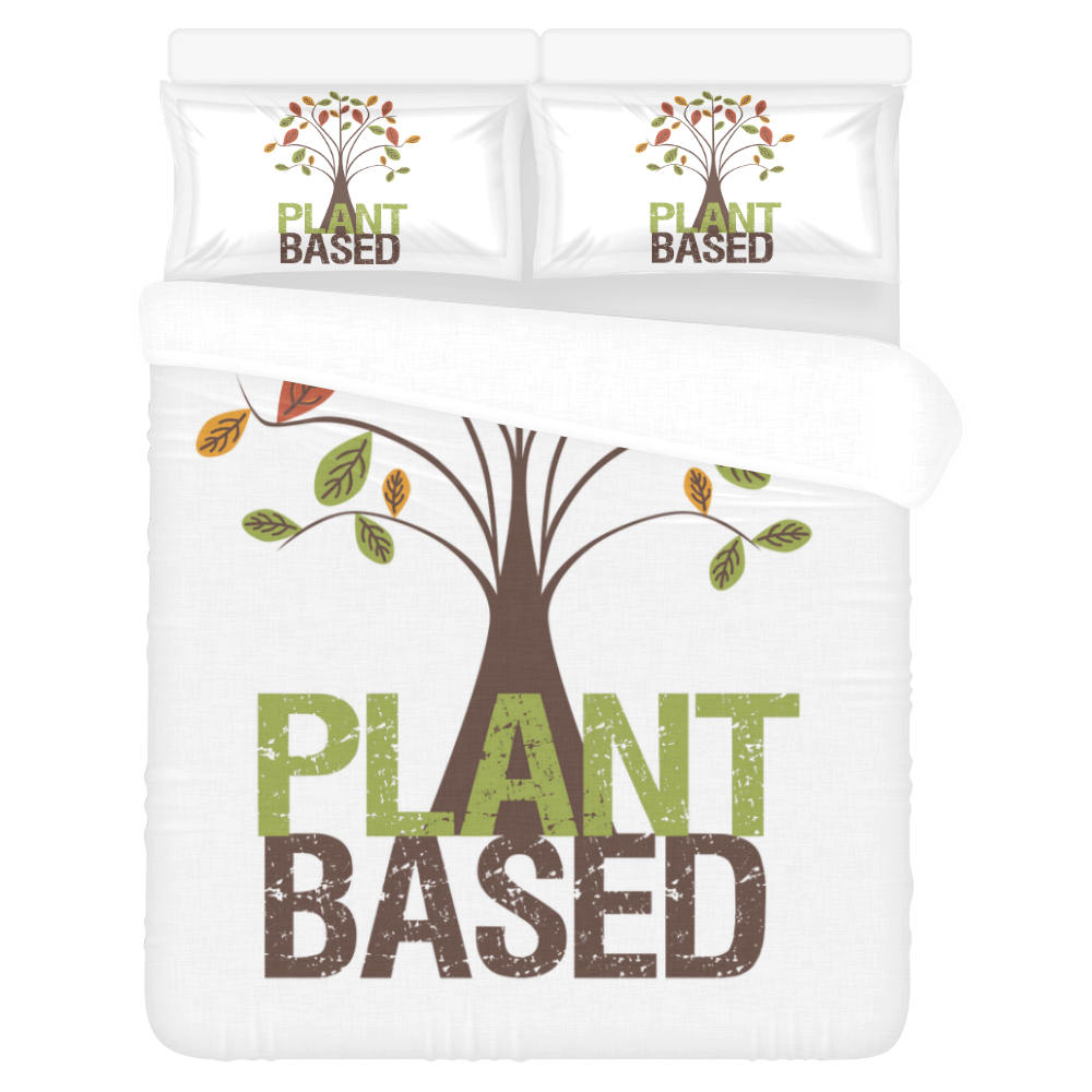 Plant Based Tree Bedding Set 3-Piece Bedding Set