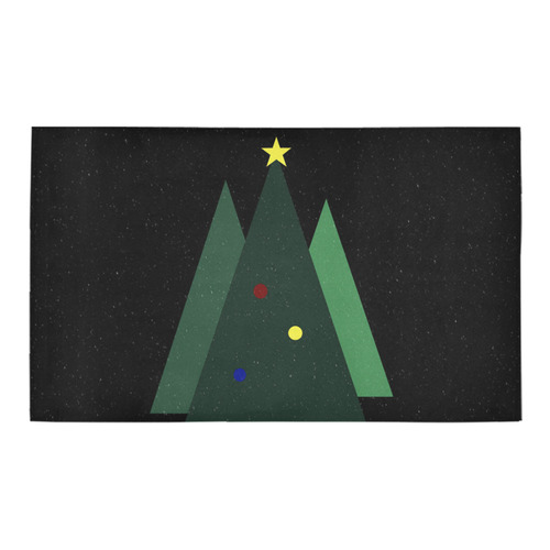 Christmas Tree Azalea Doormat 30" x 18" (Sponge Material)