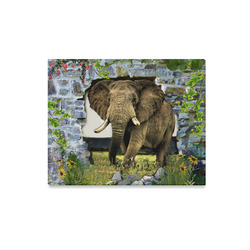African elephant Canvas Print 20"x16"