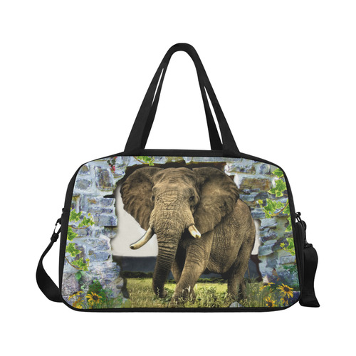 African elephant Fitness Handbag (Model 1671)