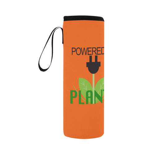 Powered By Plants Plug Water Bottle Holder Neoprene Water Bottle Pouch/Large