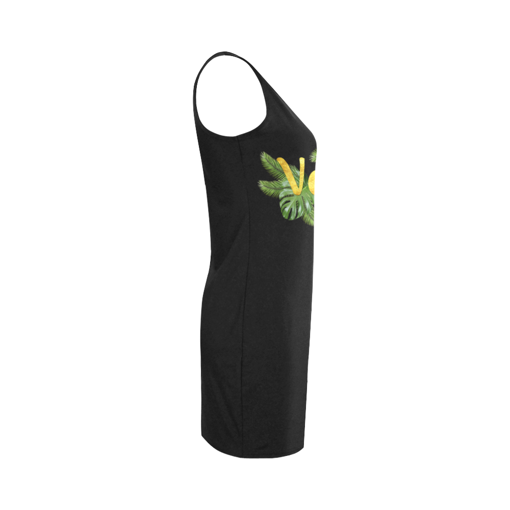 Tropical Pineapple Vegan Dress Medea Vest Dress (Model D06)