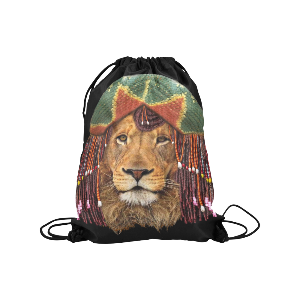 lion retaferian Medium Drawstring Bag Model 1604 (Twin Sides) 13.8"(W) * 18.1"(H)