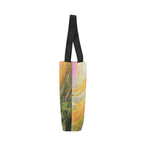 Fish in a Green Sea Canvas Tote Bag (Model 1657)