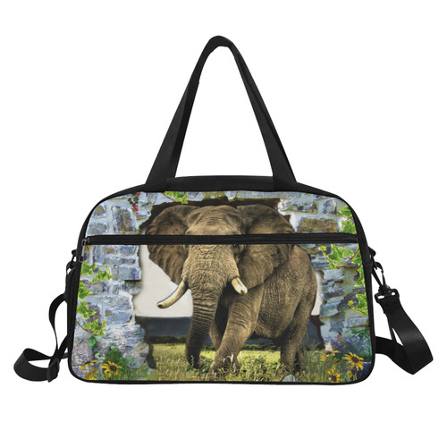 African elephant Fitness Handbag (Model 1671)