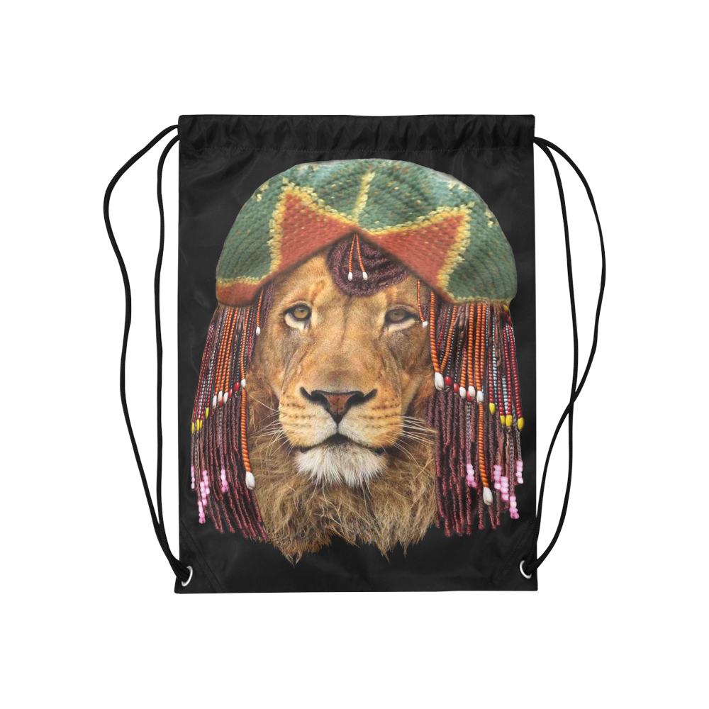 lion retaferian Medium Drawstring Bag Model 1604 (Twin Sides) 13.8"(W) * 18.1"(H)