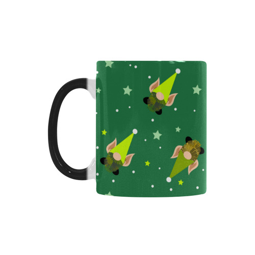 Christmas Gnomes - Green Custom Morphing Mug