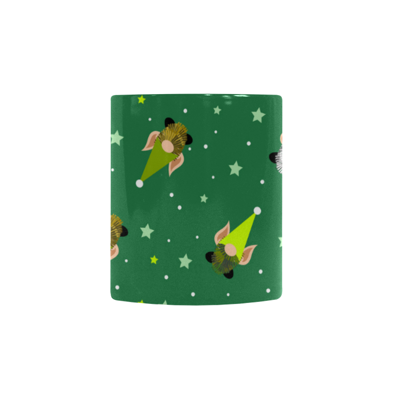 Christmas Gnomes - Green Custom Morphing Mug