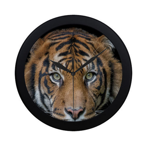 A wild Bengal Tiger Circular Plastic Wall clock
