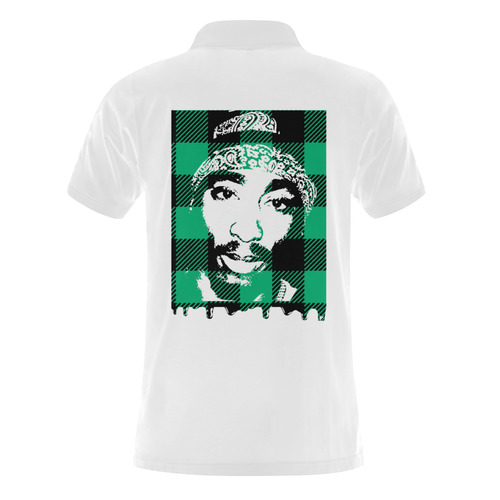 LumberDrip Polo x Pac mint Men's Polo Shirt (Model T24)