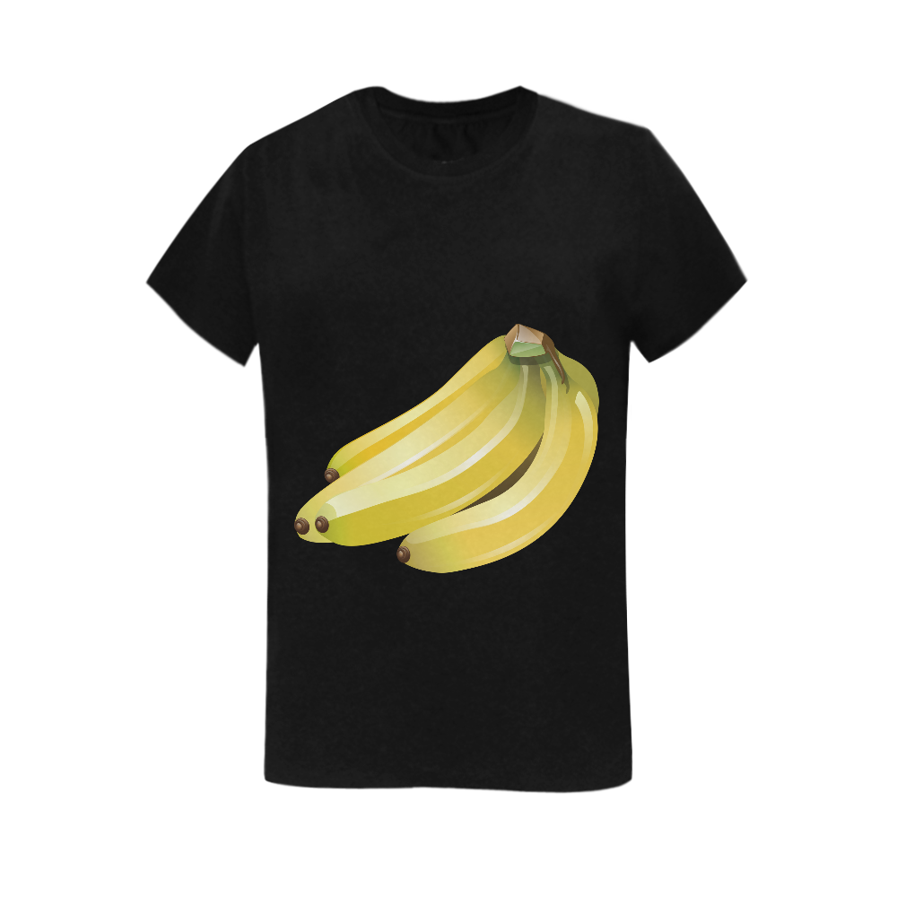 banana Women's T-Shirt in USA Size (Two Sides Printing)