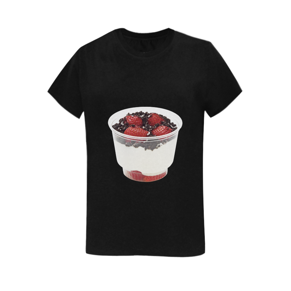 yogurt Women's T-Shirt in USA Size (Two Sides Printing)