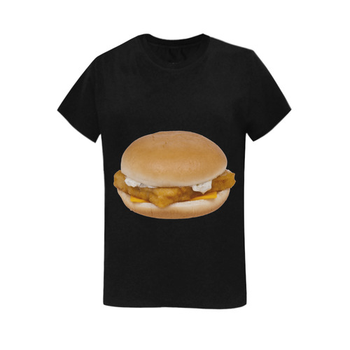 FISH SANDWICH Women's T-Shirt in USA Size (Two Sides Printing)