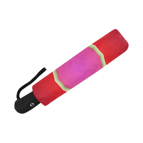 Red & purple Rain Umbrella for Women Auto-Foldable Umbrella (Model U04)