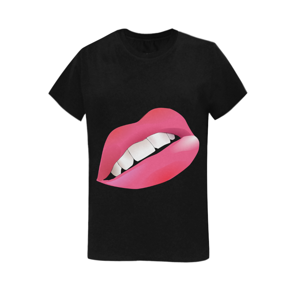 LIPS LIKE SUGAR-8 Women's T-Shirt in USA Size (Two Sides Printing)