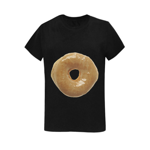 glazed donut Women's T-Shirt in USA Size (Two Sides Printing)
