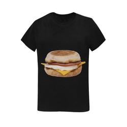 ENGLISH MUFFIN SANDWICH Women's T-Shirt in USA Size (Two Sides Printing)