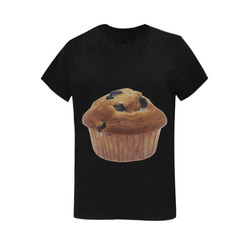 blueberry muffin Women's T-Shirt in USA Size (Two Sides Printing)
