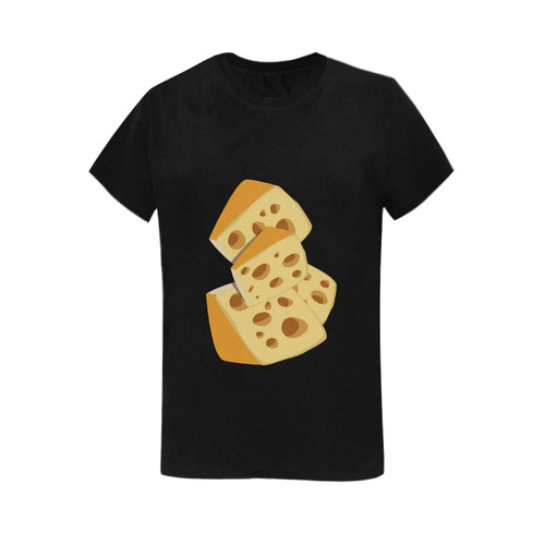 SWISS CHEESE Women's T-Shirt in USA Size (Two Sides Printing)