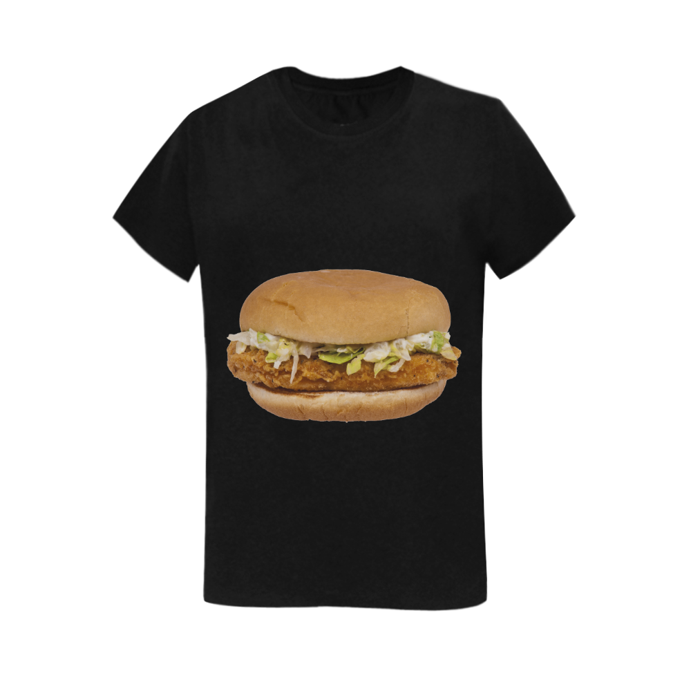 CHICKEN SANDWICH Women's T-Shirt in USA Size (Two Sides Printing)