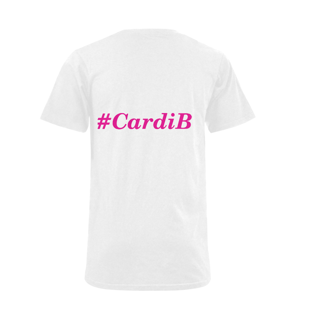 CARDI B SHIRT Men's V-Neck T-shirt (USA Size) (Model T10)