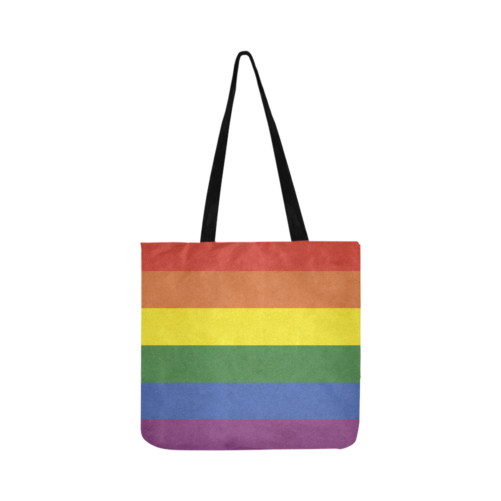 Rainbow Bag LGBT Tote Bag Gay Pride Bag Reusable Shopping 