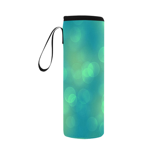 soft lights bokeh 1B by JamColors Neoprene Water Bottle Pouch/Large
