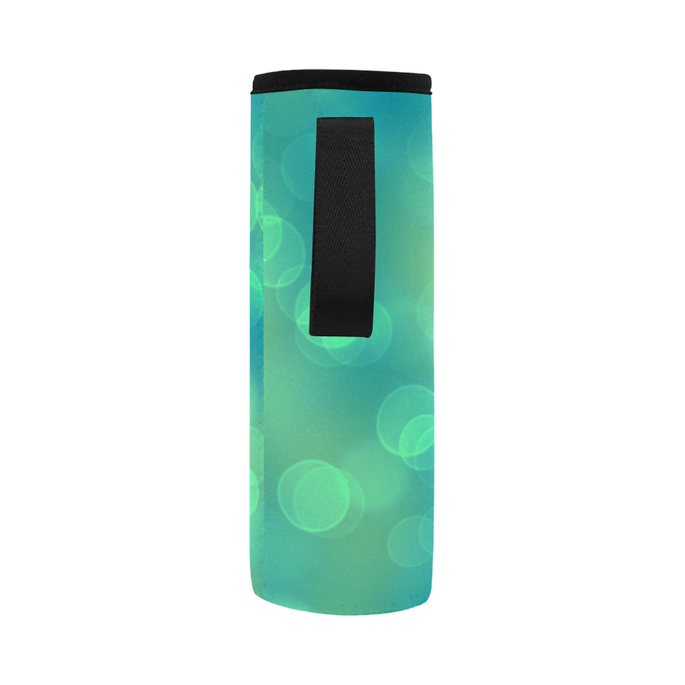 soft lights bokeh 1B by JamColors Neoprene Water Bottle Pouch/Large
