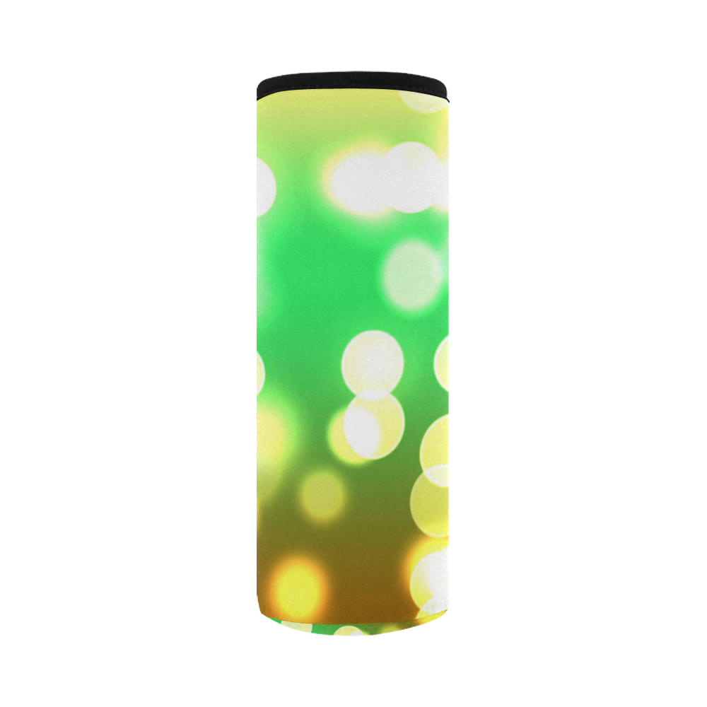 soft lights bokeh 3 by JamColors Neoprene Water Bottle Pouch/Large