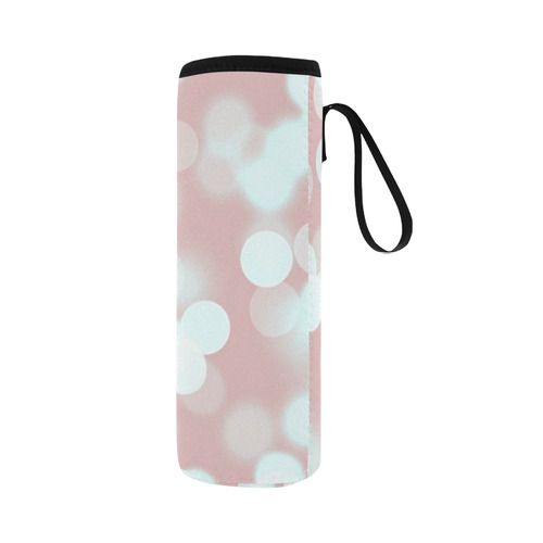 soft lights bokeh 5 by JamColors Neoprene Water Bottle Pouch/Large