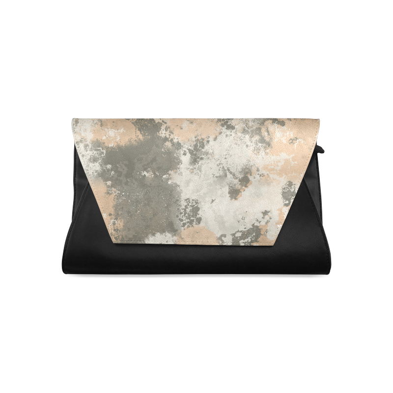 Abstract Mud Puddle Clutch Bag (Model 1630)