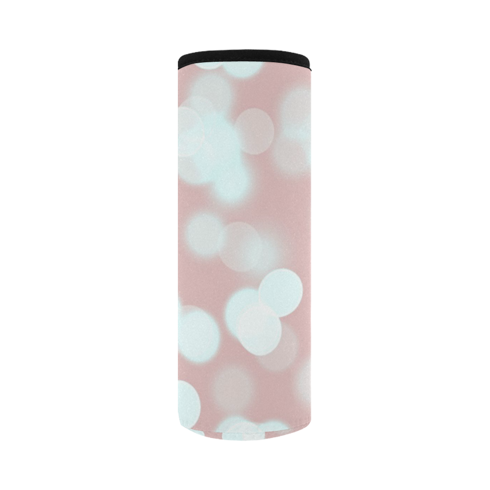soft lights bokeh 5 by JamColors Neoprene Water Bottle Pouch/Large