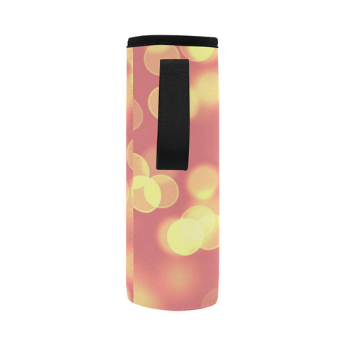 soft lights bokeh 4B by JamColors Neoprene Water Bottle Pouch/Large