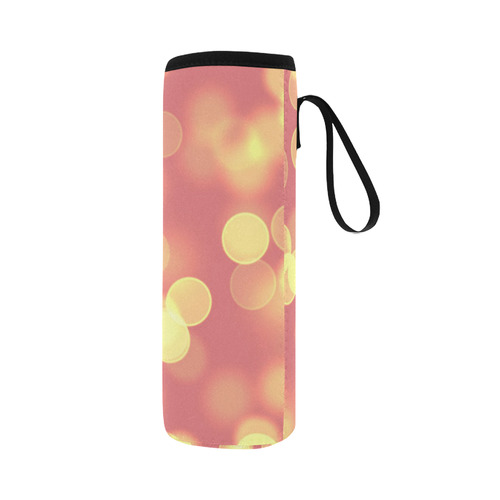 soft lights bokeh 4B by JamColors Neoprene Water Bottle Pouch/Large