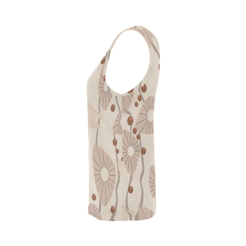 Swimming Turtles All Over Print Tank Top for Women (Model T43)