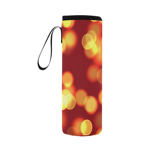 soft lights bokeh 4 by JamColors Neoprene Water Bottle Pouch/Large