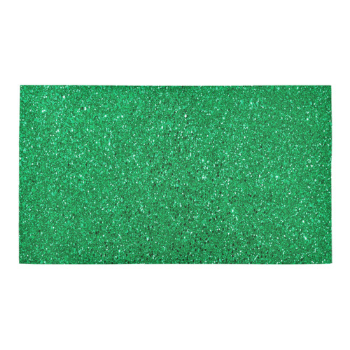 Green Glitter Bath Rug 16''x 28''