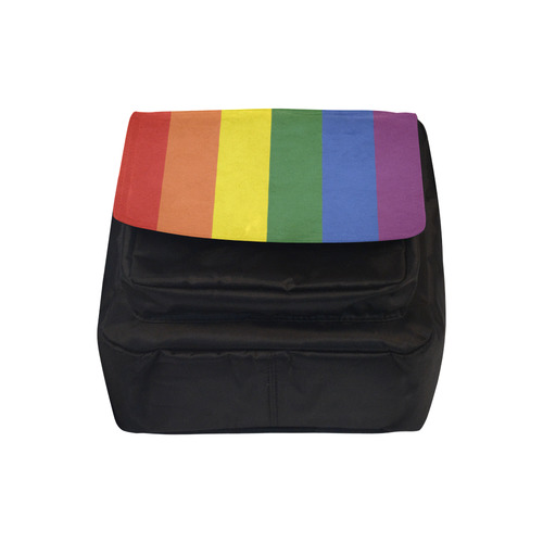 Stripes with rainbow colors Crossbody Nylon Bags (Model 1633)