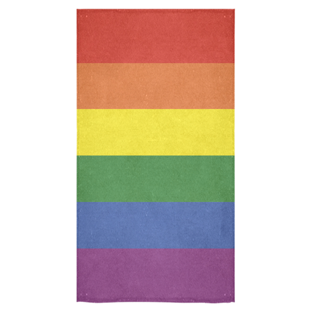 Stripes with rainbow colors Bath Towel 30"x56"