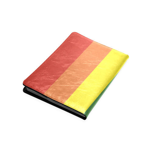 Stripes with rainbow colors Custom NoteBook B5