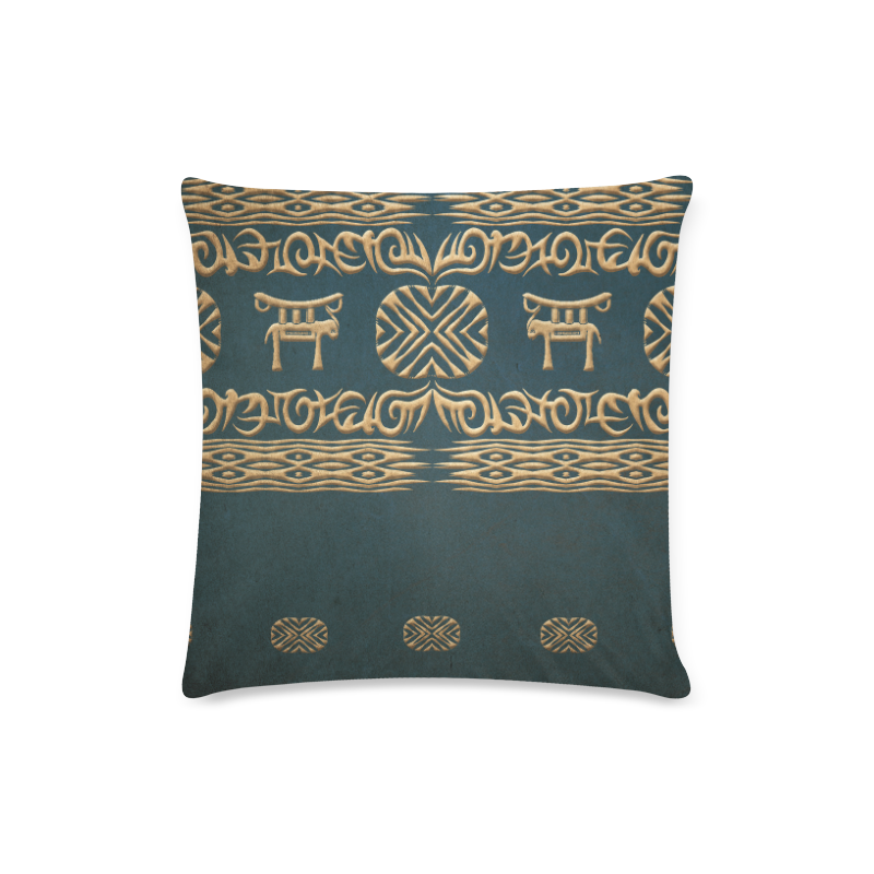 Ethnic african tribal pattern Custom Zippered Pillow Case 16"x16"(Twin Sides)