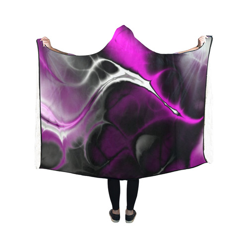 awesome fractal 33 Hooded Blanket 50''x40''