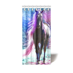 Beautiful Horse Long Hair Shower Curtain 36"x72"