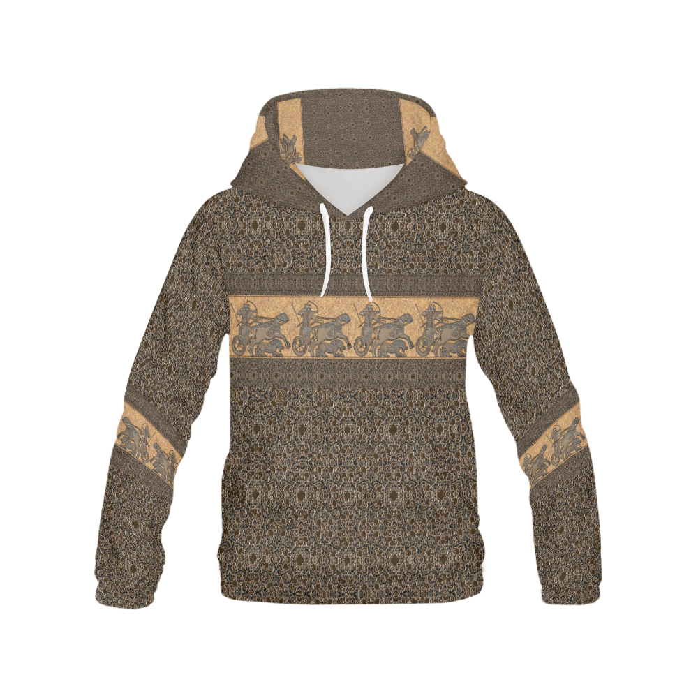 Assyrian Warrior Hoodie All Over Print Hoodie for Men (USA Size) (Model H13)