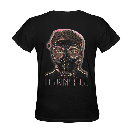 MASK INFERNO DOWNFALL Sunny Women's T-shirt (Model T05)