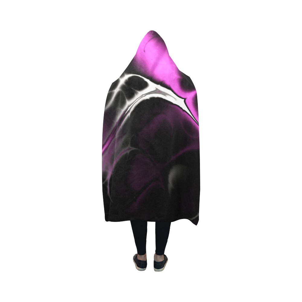 awesome fractal 33 Hooded Blanket 50''x40''